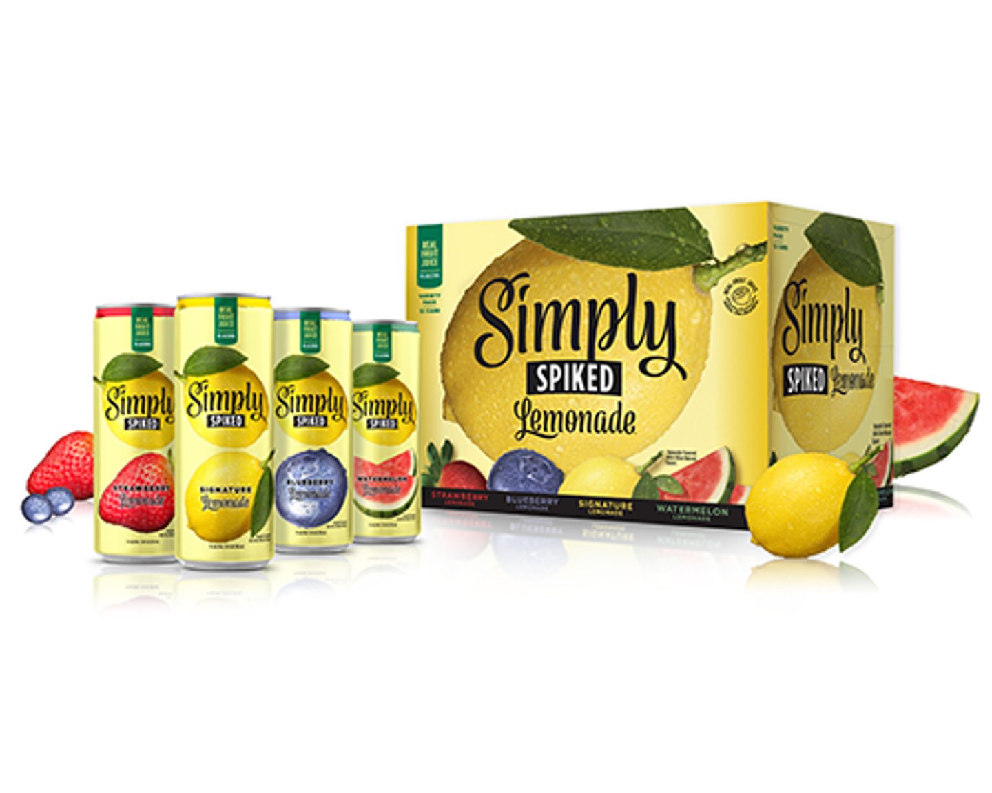 simply spiked lemonade beverages