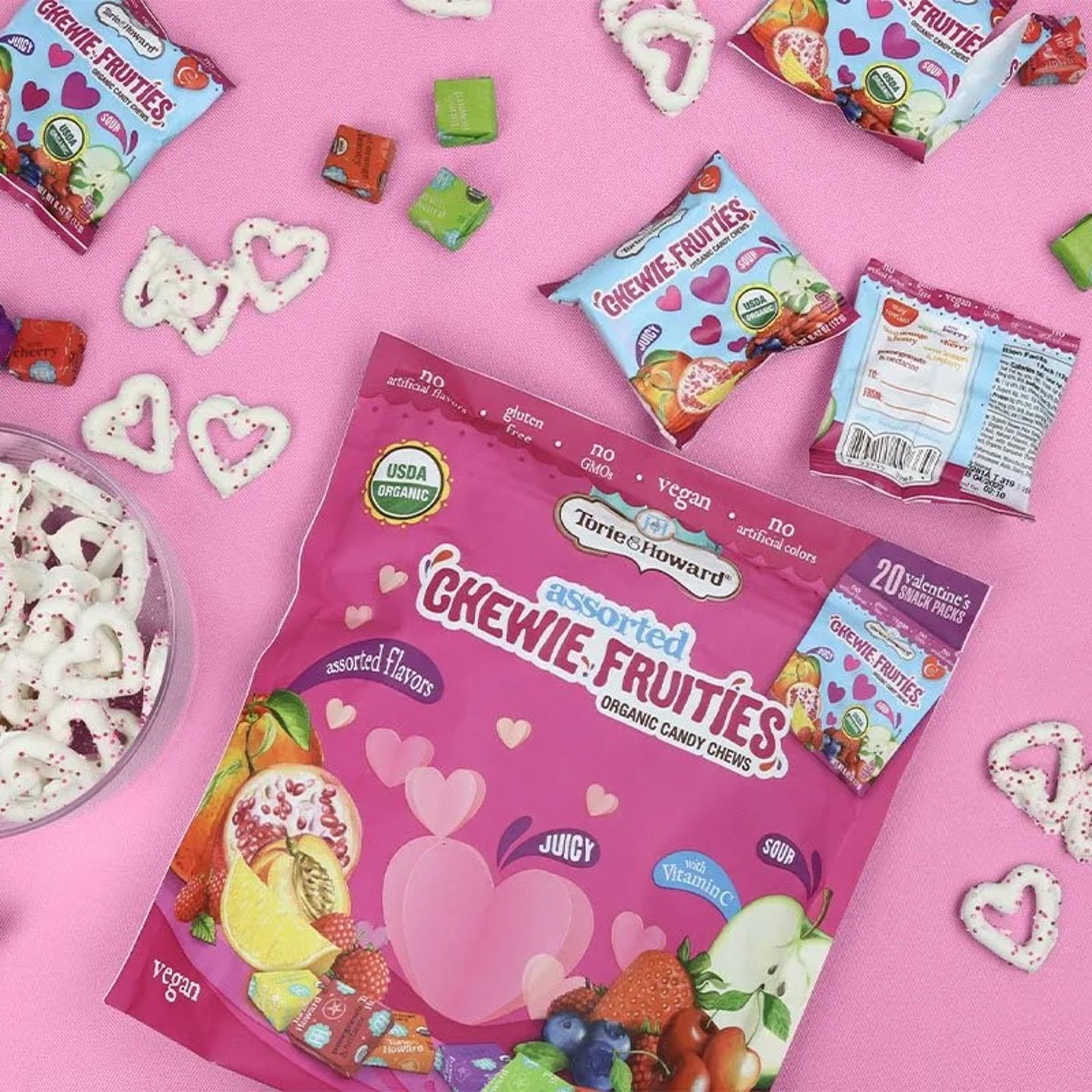 Torie & Howard Valentine’s Day Organic Chewie Fruities