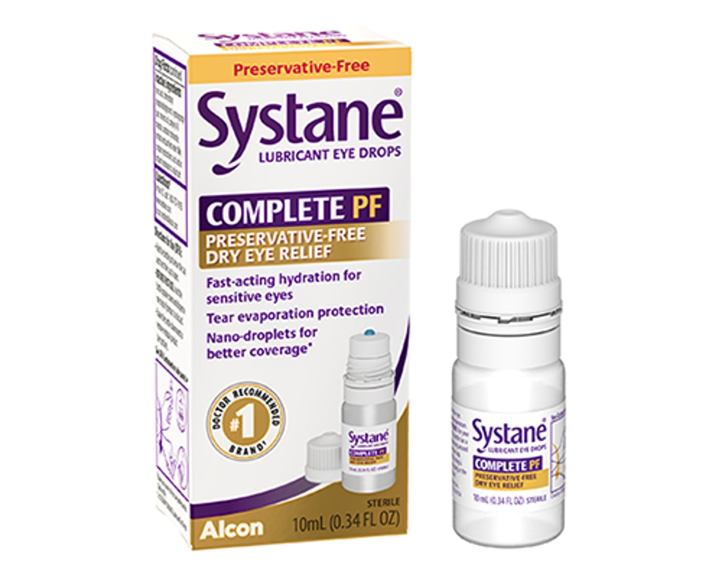 Systane Complete Preservative-Free Lubricating Eye Drops 