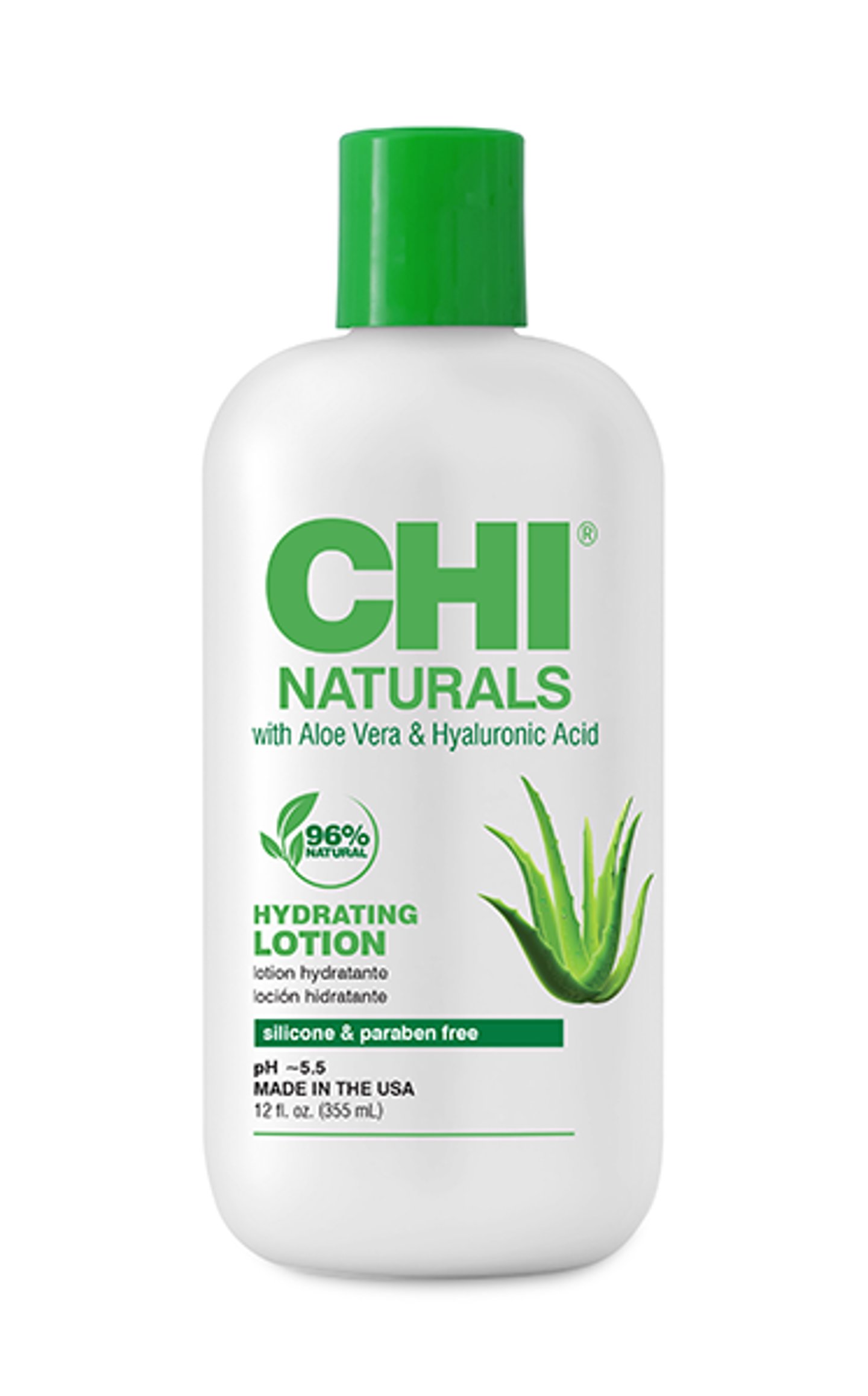 chi naturals aloe hydrating body lotion