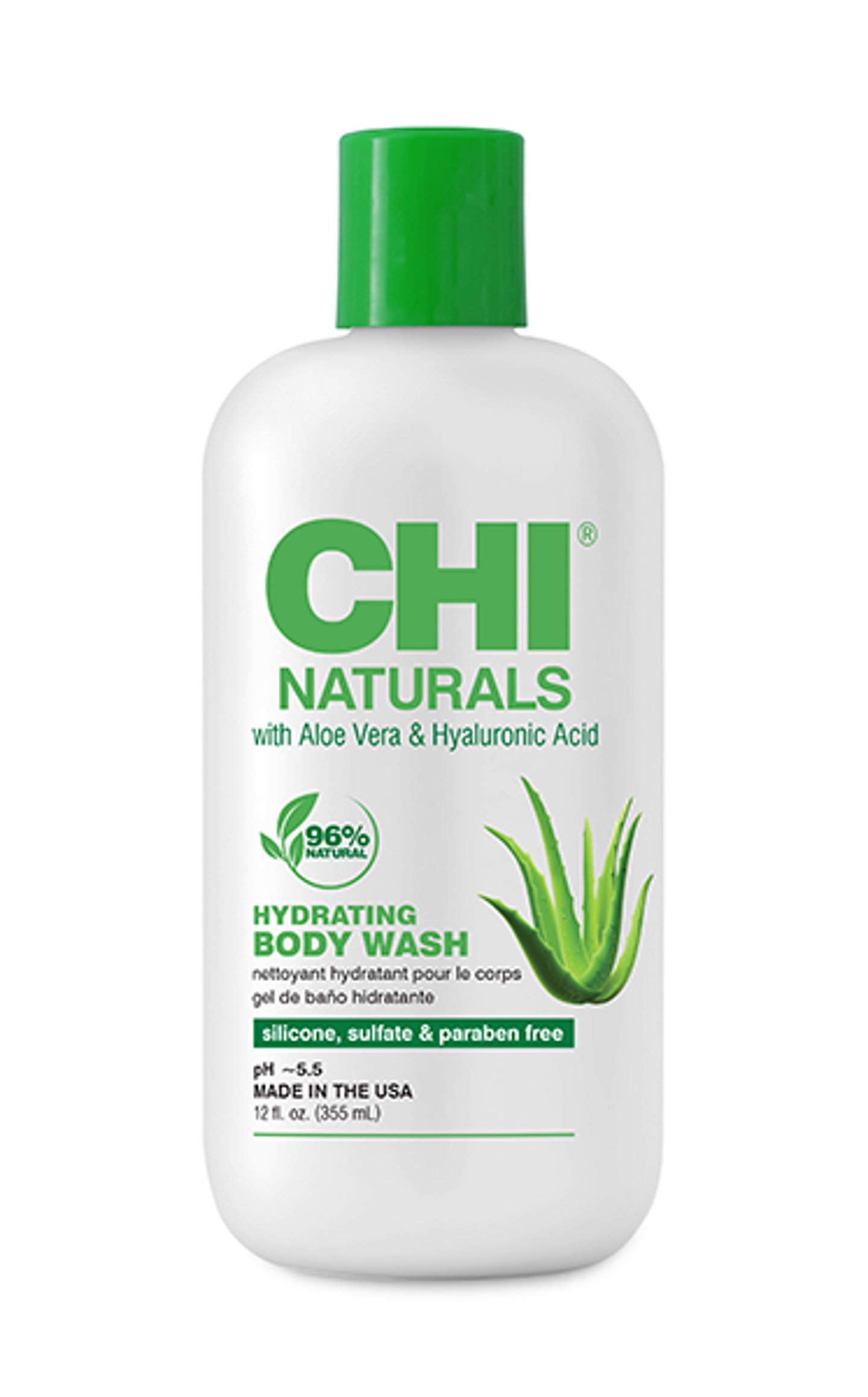 chi naturals aloe hydrating body wash