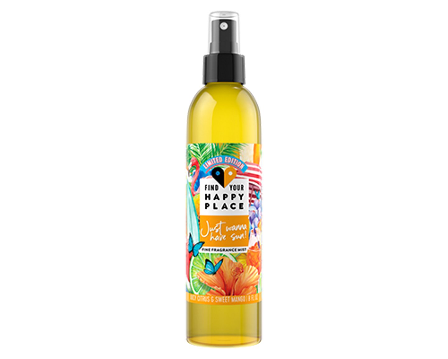 find your happy place just wanna have sun fragrance mist