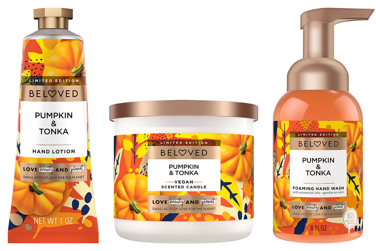 Beloved by Love Beauty and Planet — pumpkin and tonka