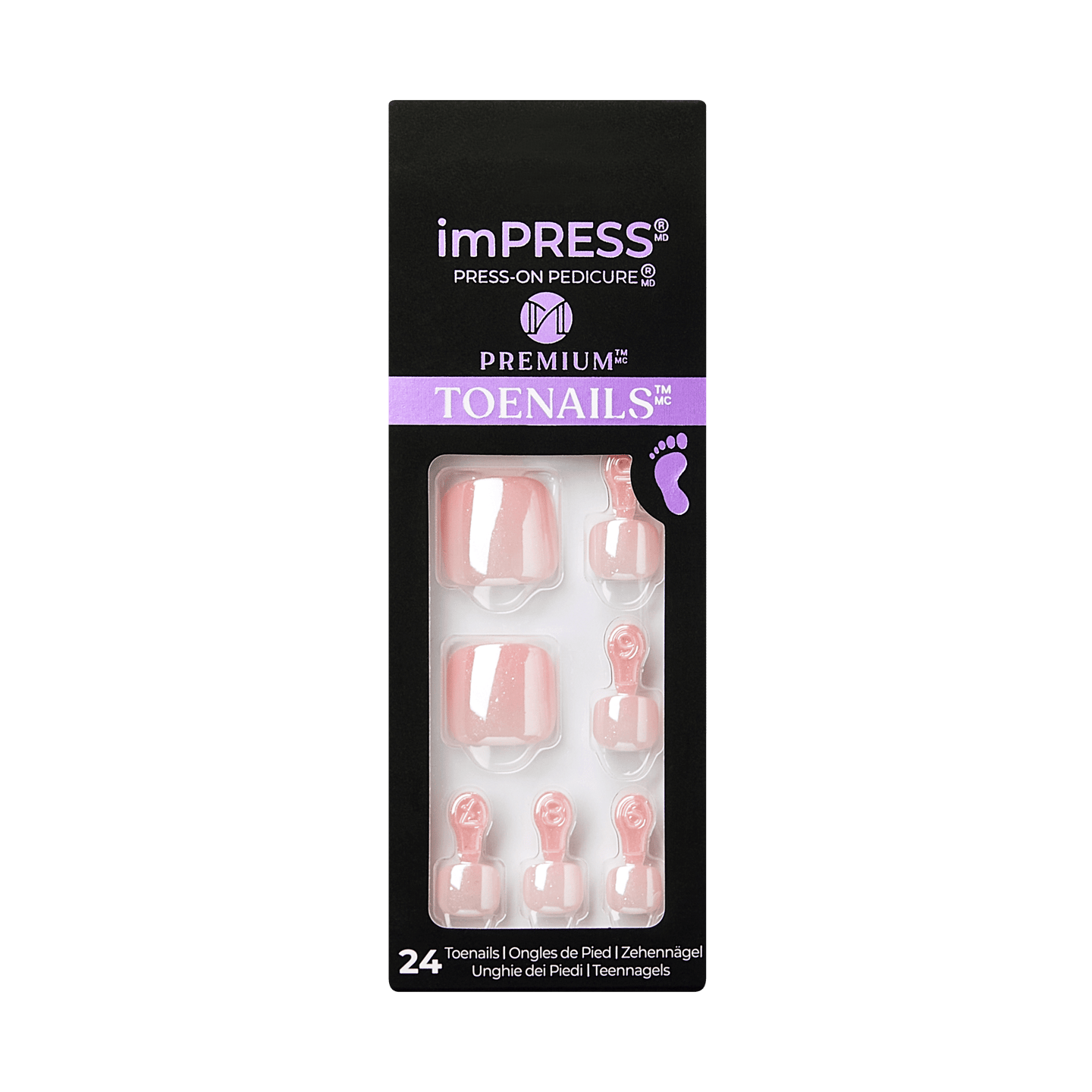 impress press on pedicure