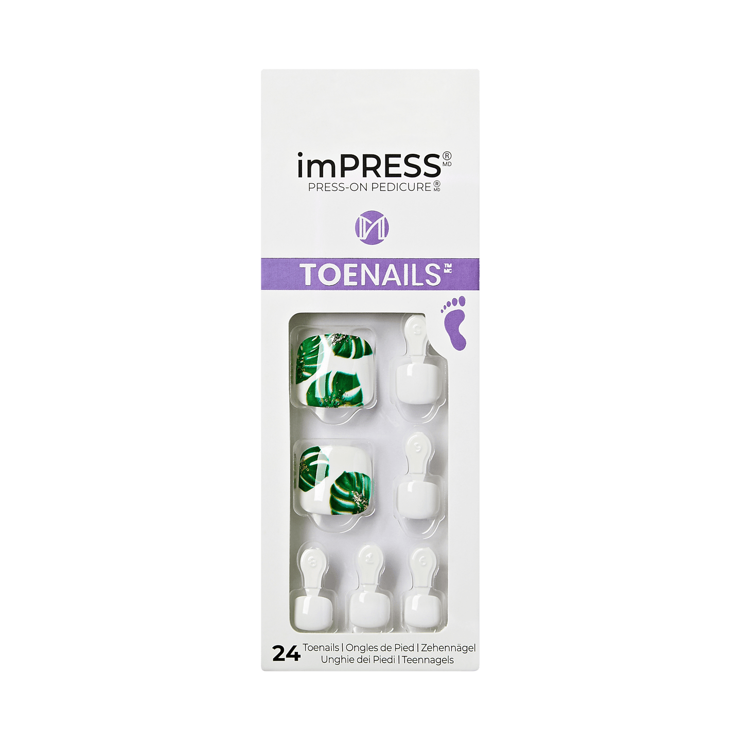 impress press on pedicure