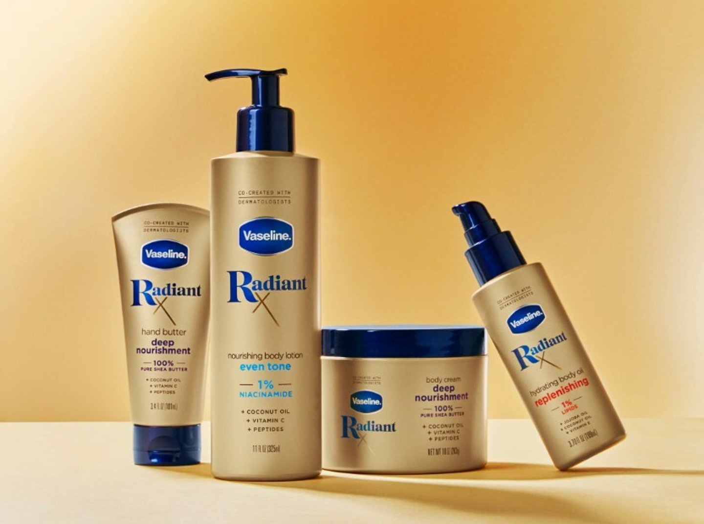 Vaseline Radiant X collection 