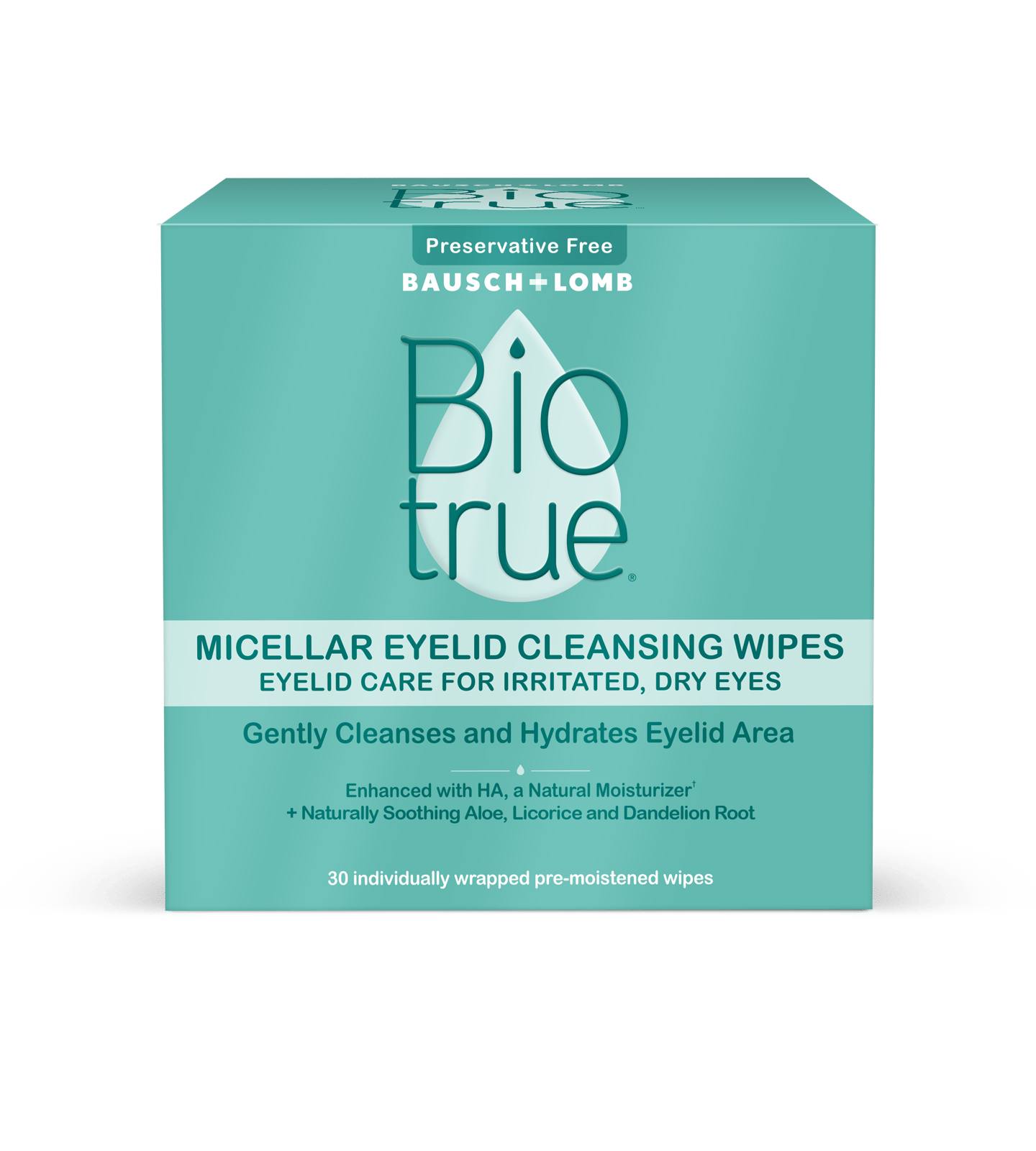 biotrue micellar eyelid cleaning wipes