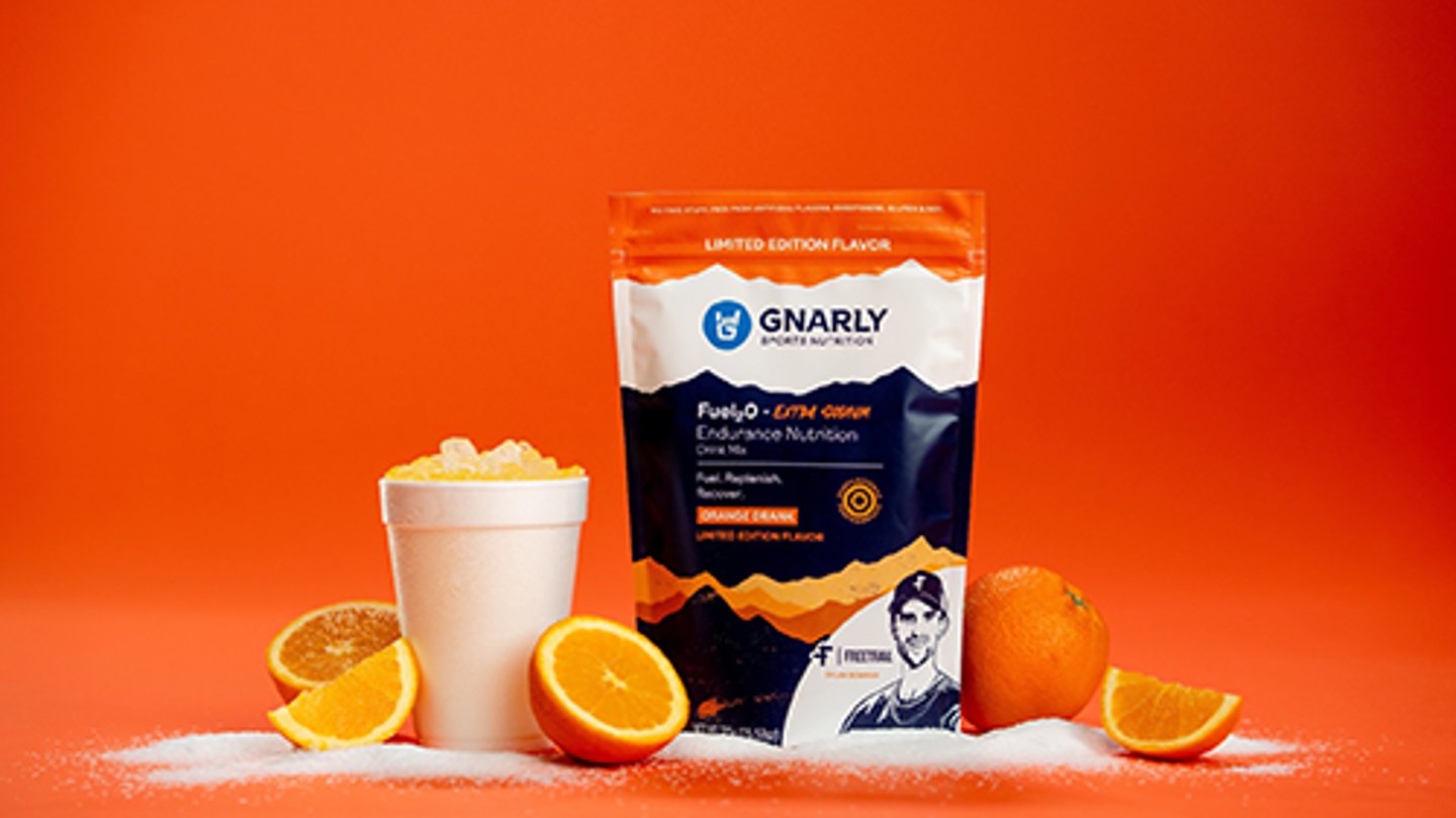 Orange Drank flavor of Gnarly Fuel 2O Performance Nutrition 