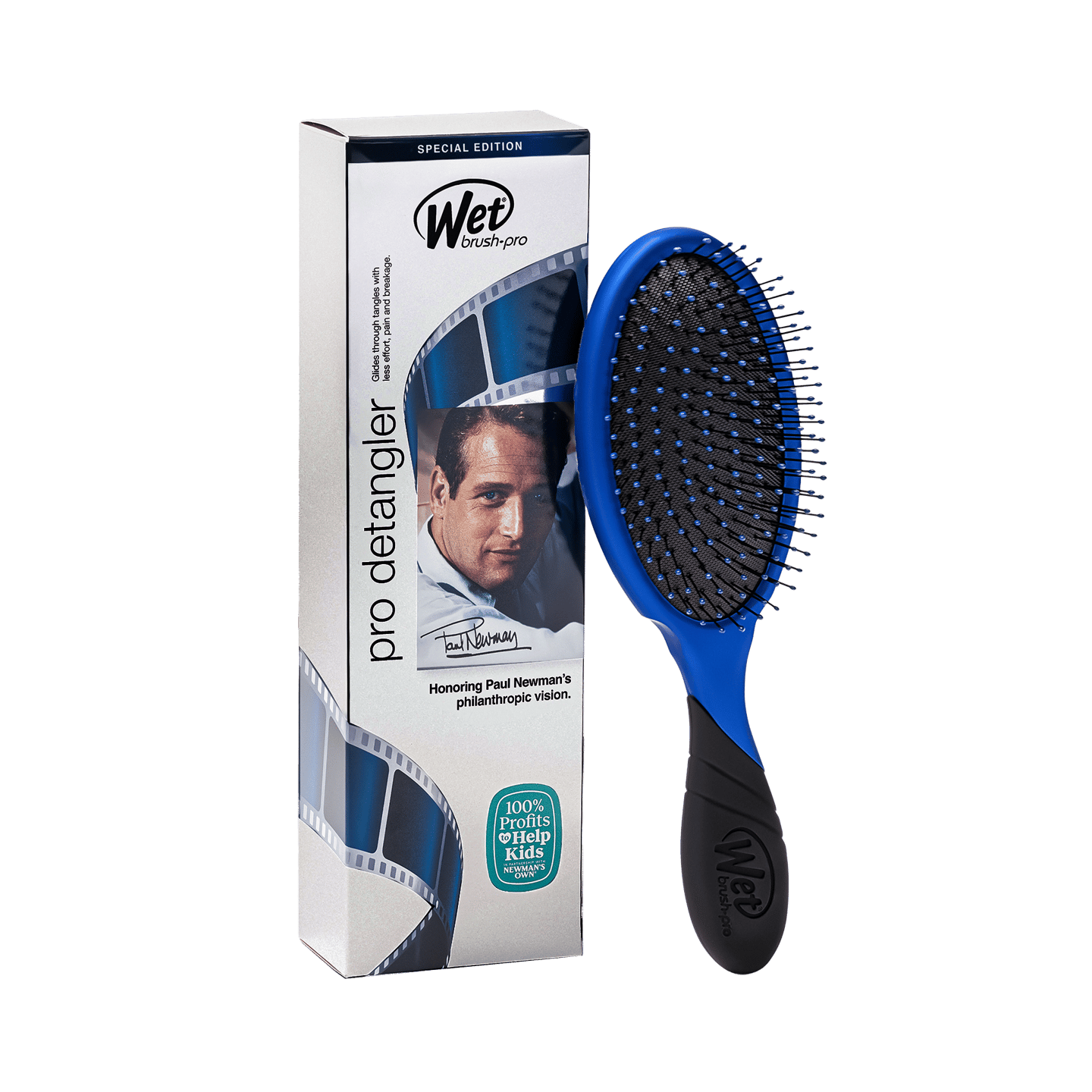 the Special Edition Wet Brush x Newman’s Own Pro Detangler 