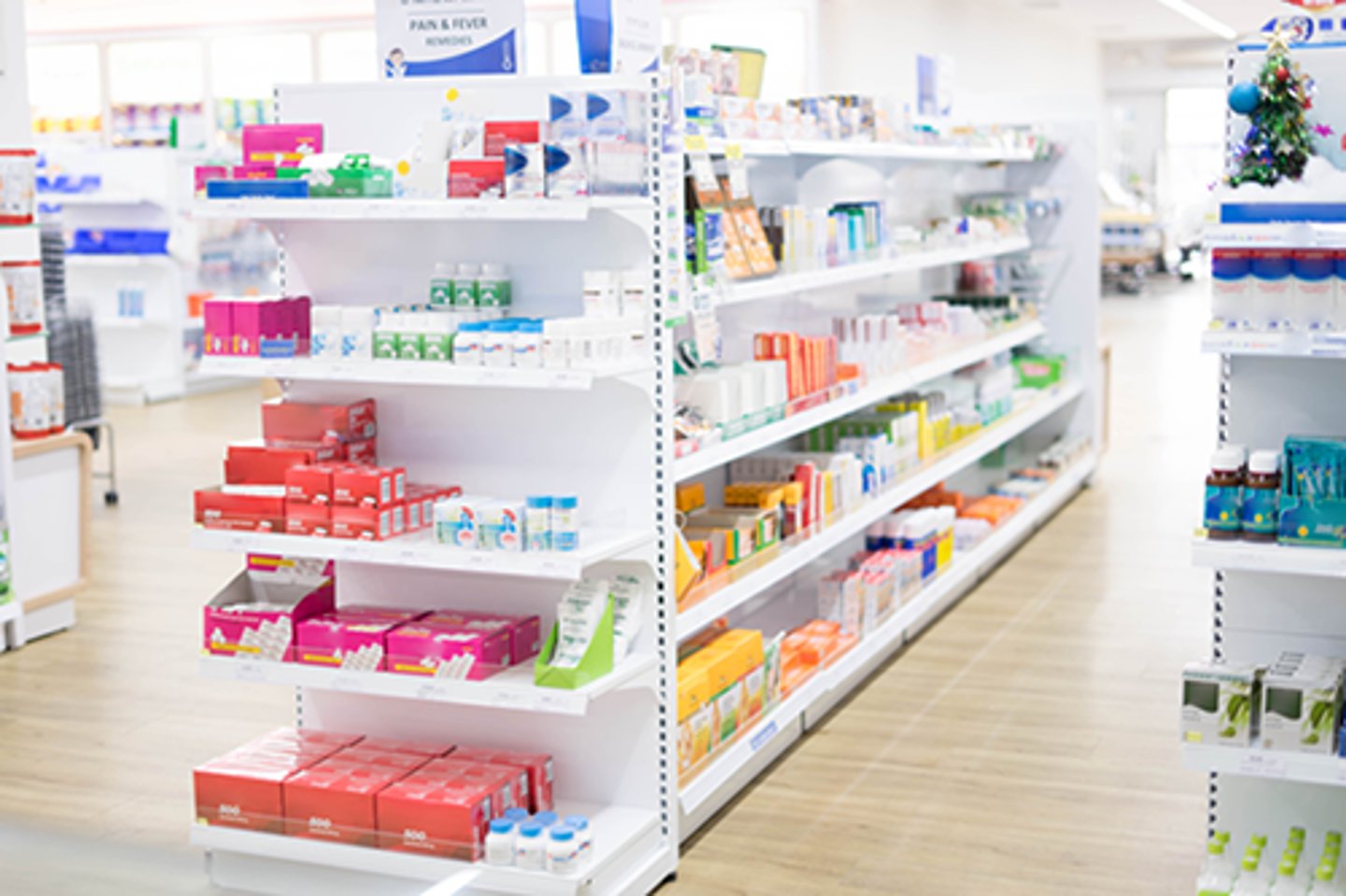 drugstore shelf