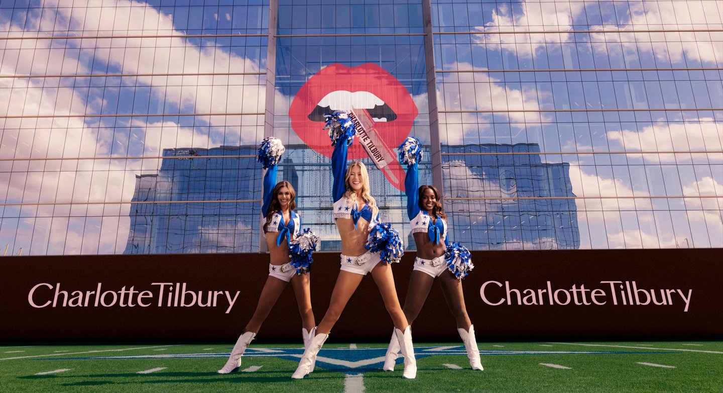 charlotte tilbury x dallas cowboys cheerleaders