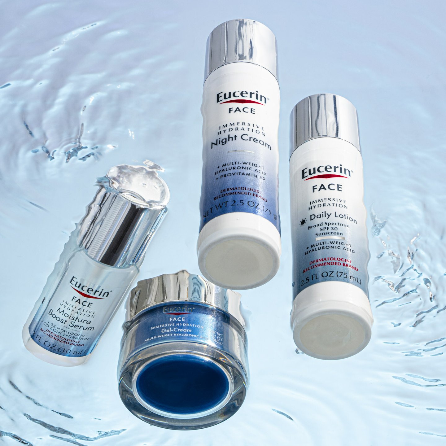 Eucerin Immersive Hydration collection 