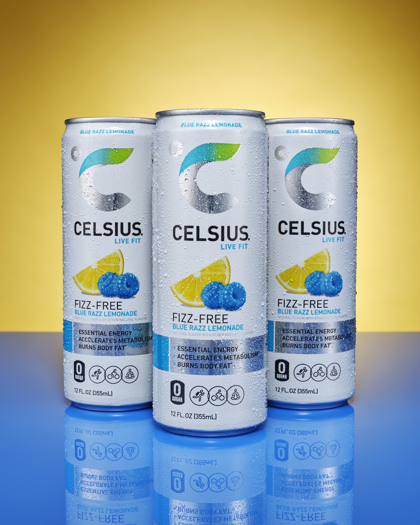 Celsius Fizz-Free in Blue Razz Lemonade 