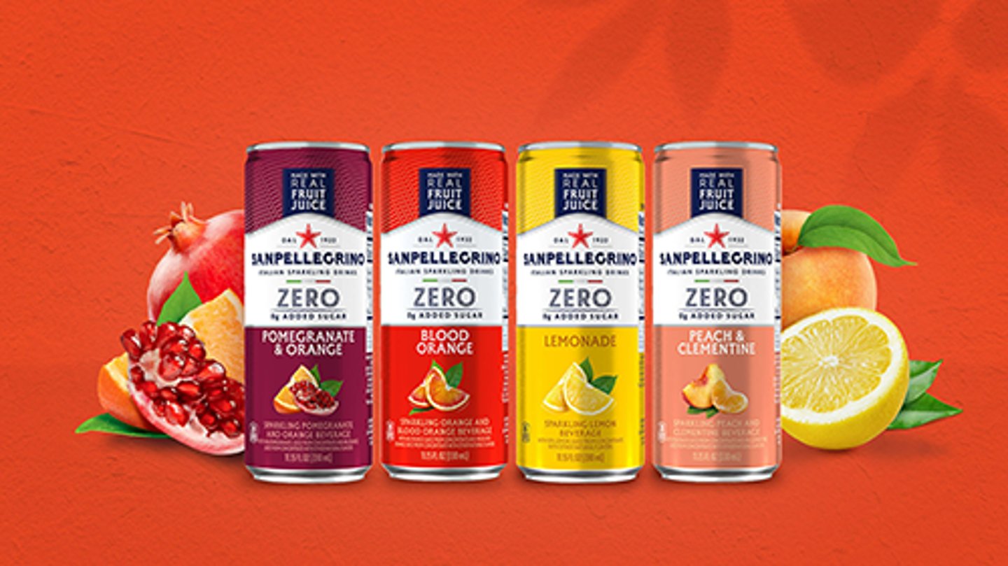 Sanpellegrino Zero Grams Added Sugar Italian Sparkling Drinks