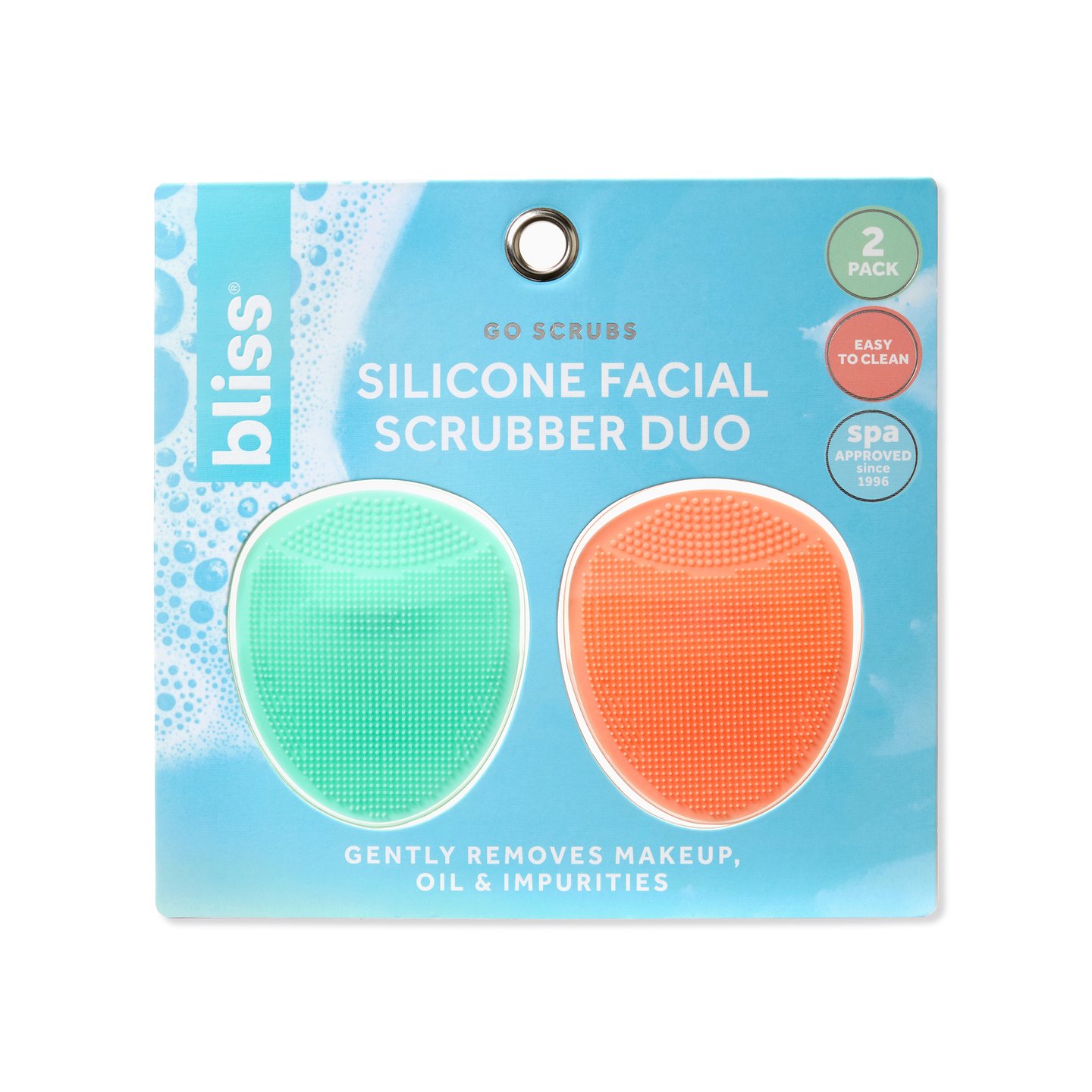 Bliss Go Scrubs Facial Scrubber Duo