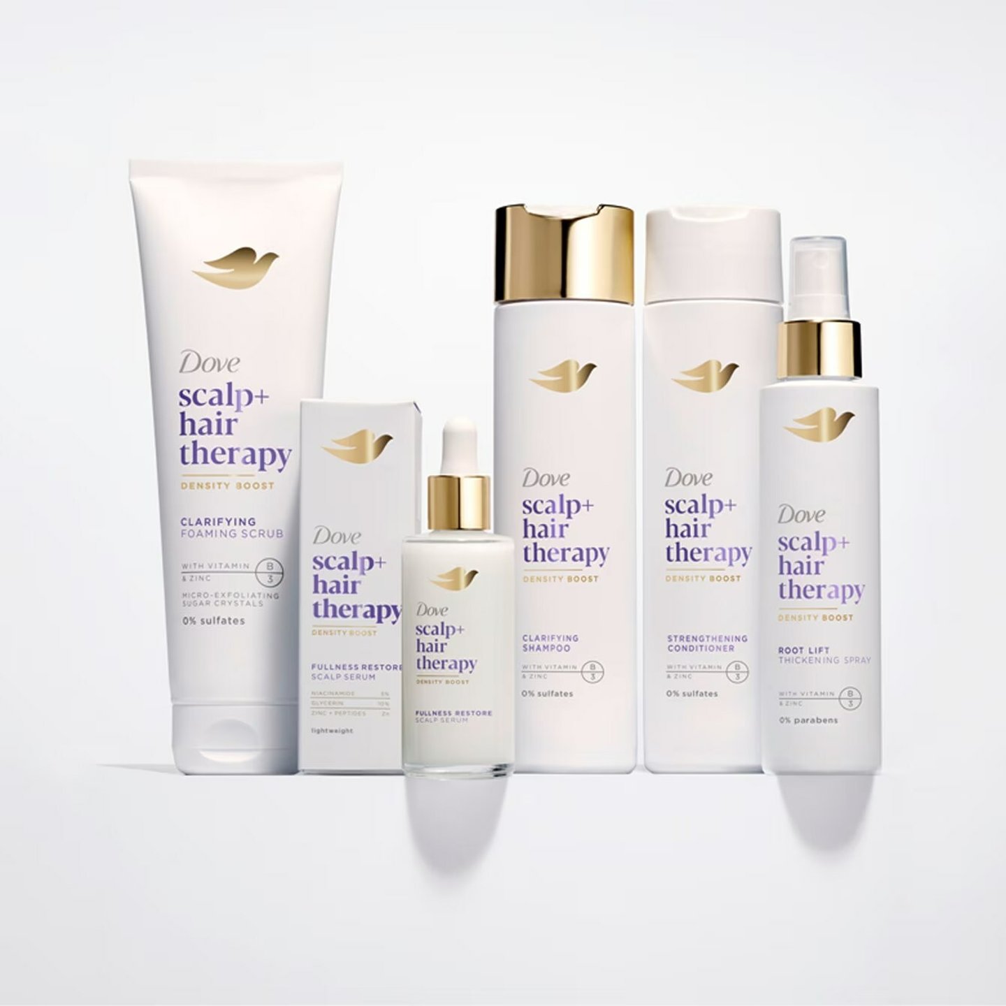 dove scalp + hair care therapy collection