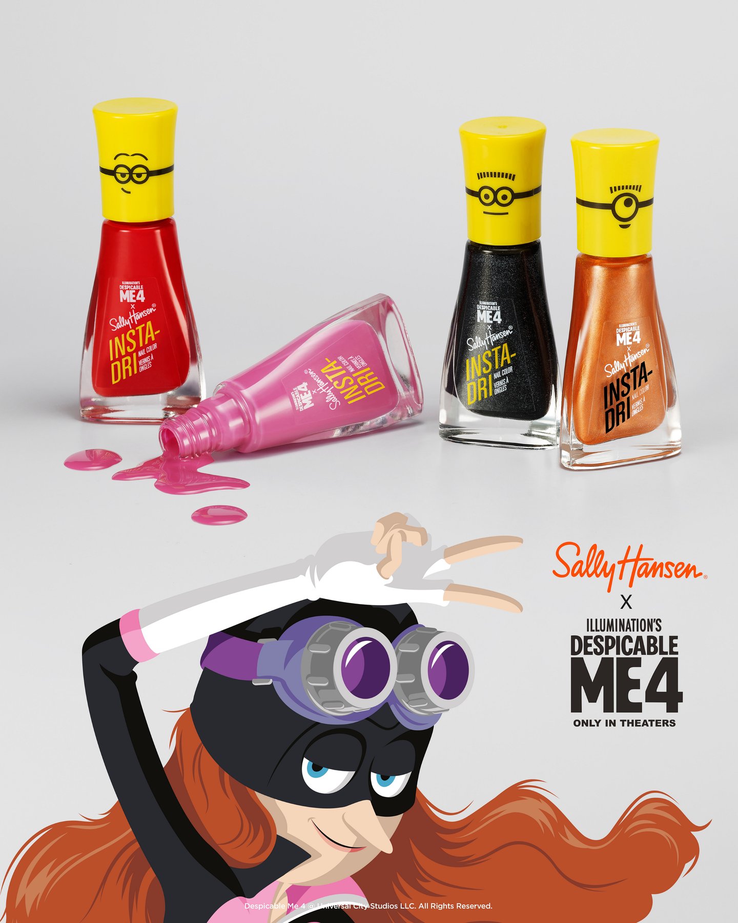 sally hansen x despicable me 4