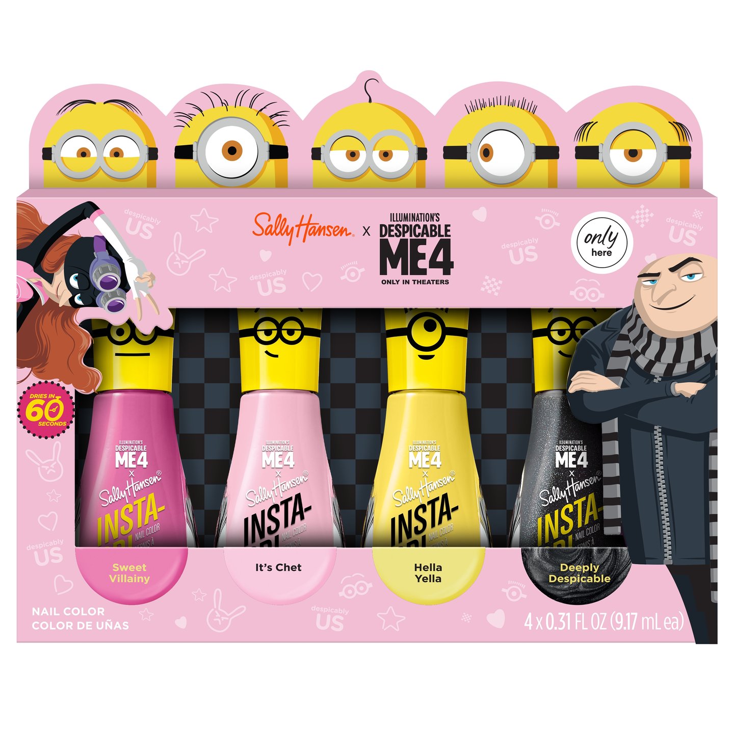 sally hansen x despicable me 4