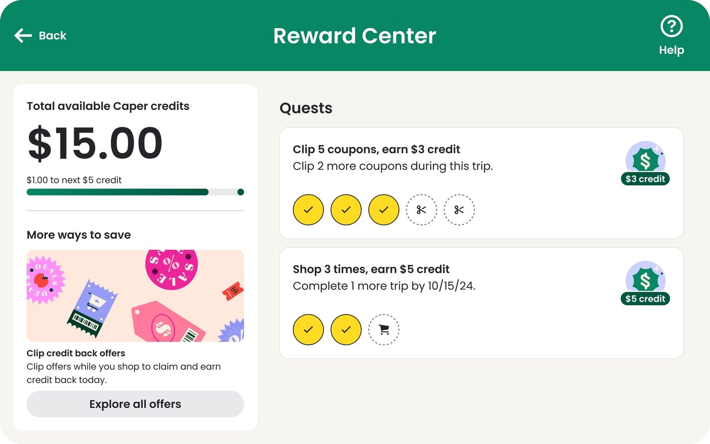 instacart rewards center