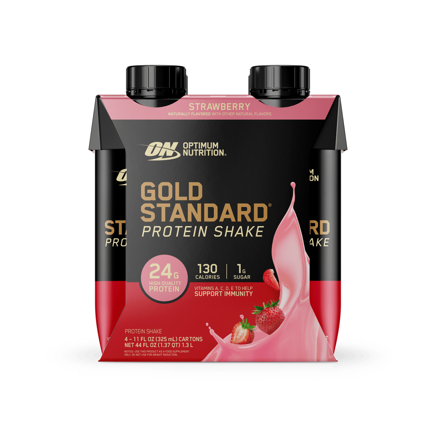 Gold Standard Protein Shake in Strawberry