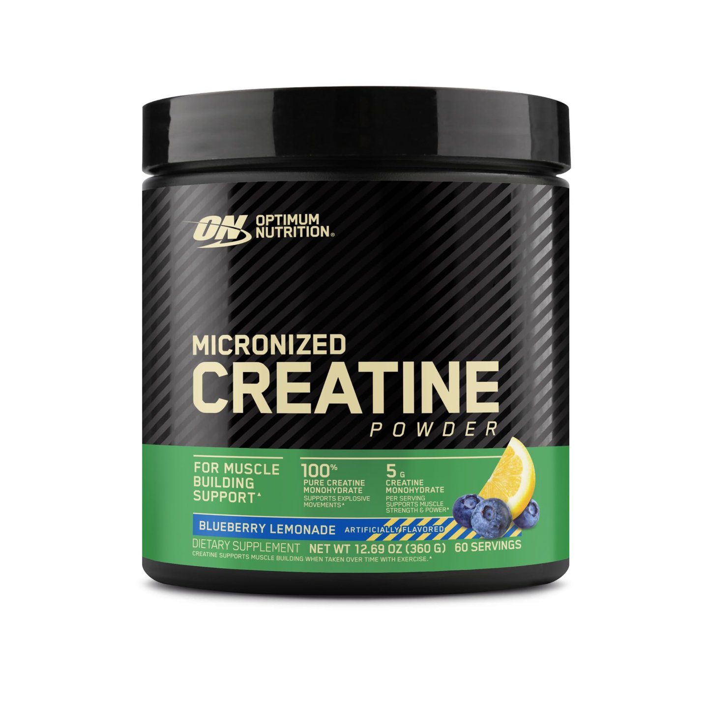 Micronized Creatine Powder in Blueberry Lemonade