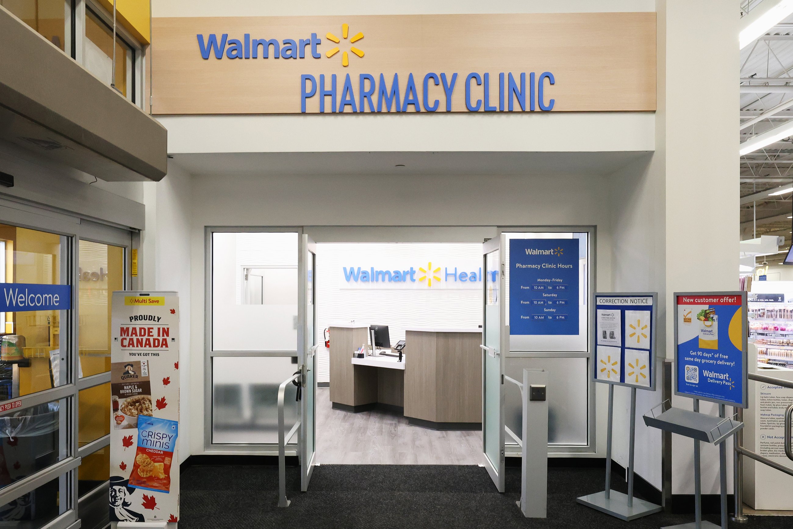 walmart canada clinic