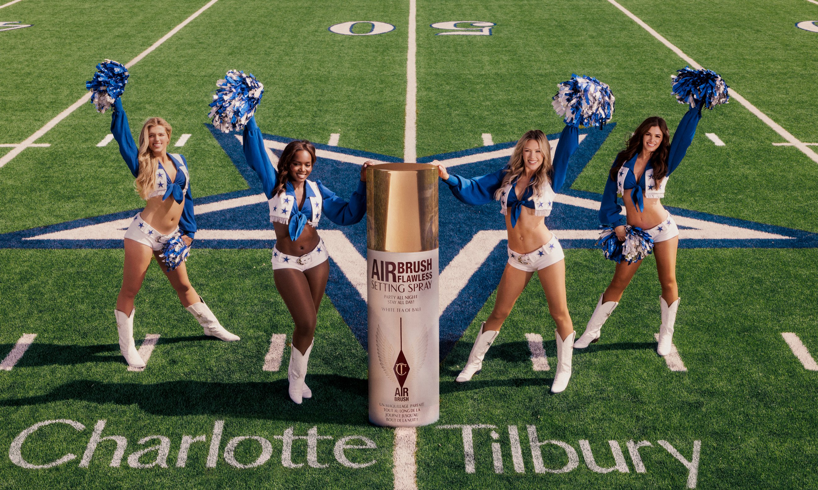 charlotte tilbury x dallas cowboys cheerleaders