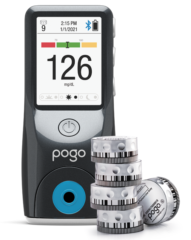 Pogo Automatic Blood Glucose Monitoring System Intuity Medical presents POGO Automatic One-Step blood glucose monitor