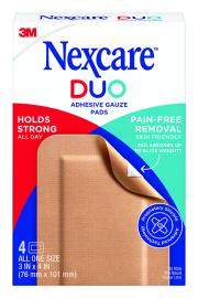 3M Nexcare Duo Adhesive Gauze Pads