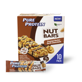 pure protein nut bar peanut butter dark chocolate