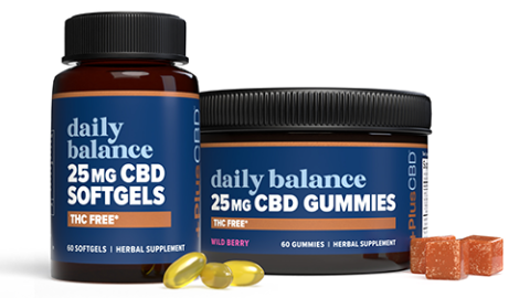 cv sciences +PlusCBD Daily Balance THC-Free Gummies
