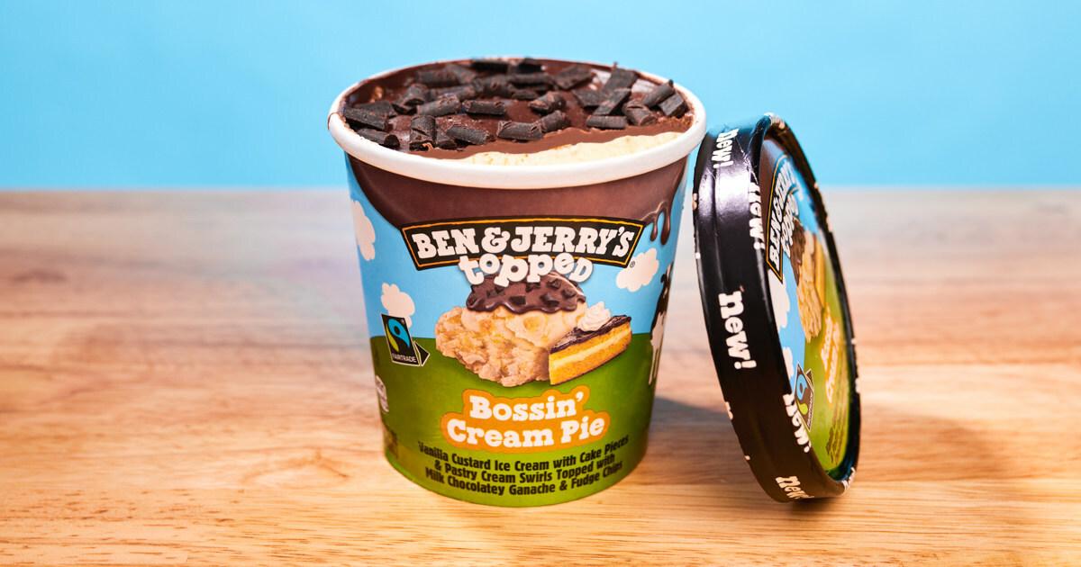 ben & jerry's bossin' cream pie