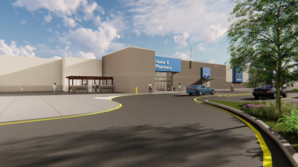 Walmart redesign rendering