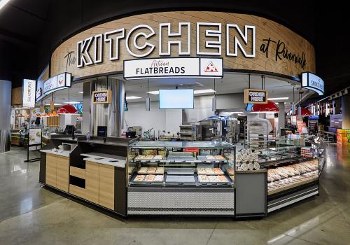 a store inside of a building