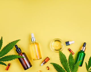 CBD bottles