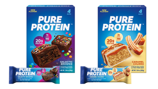 Pure Protein Galactic Brownie and Caramel Churro bars 