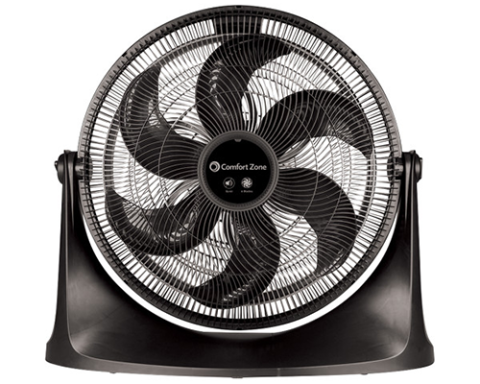 a close up of a fan