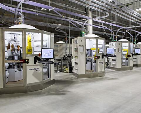 a large commercial kitchen
