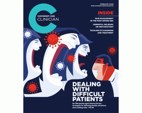 Convenient Care Clinician magazine cover Convenient Care Clinician magazine cover