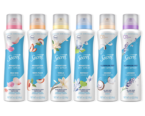 Secret Weightless Dry Spray