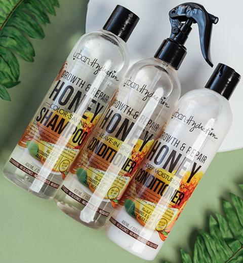 Urban Hydration Honey hair care
