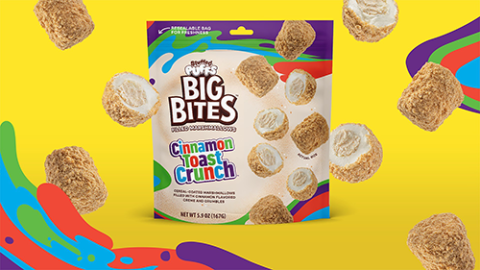 Cinnamon Toast Crunch on the Stuffed Puffs Big Bites Cinnamon Toast Crunch Filled Marshmallows
