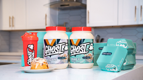 ghost cinnabon whey vegan protein