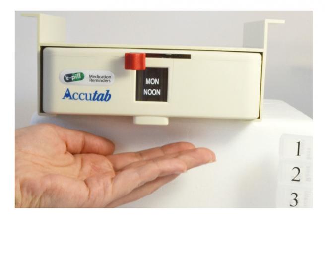 The new accutab personal pillbox turns a smart watch into a medication