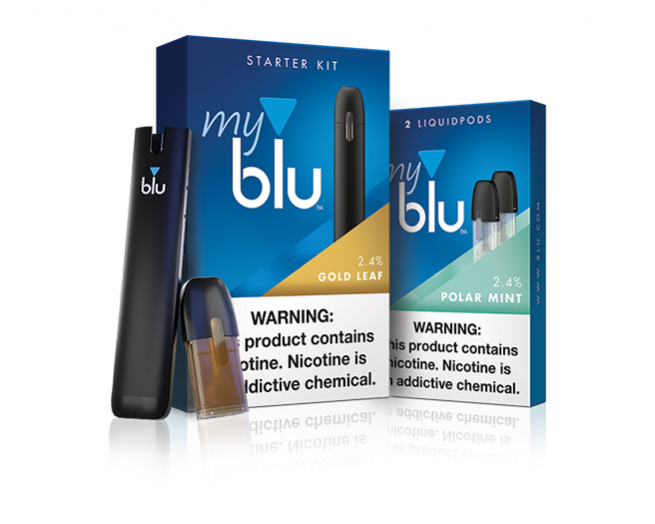 Blu launches a new electronic vaping product, myblu