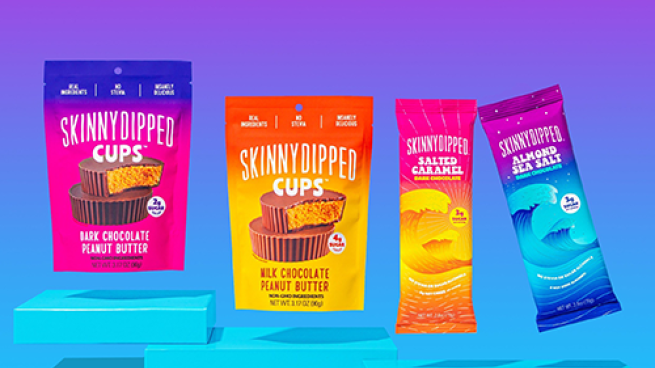 SkinnyDipped rolls out chocolate bars, peanut butter cup offerings ...