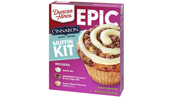 Duncan Hines Epic Cinnabon Muffin Kit
