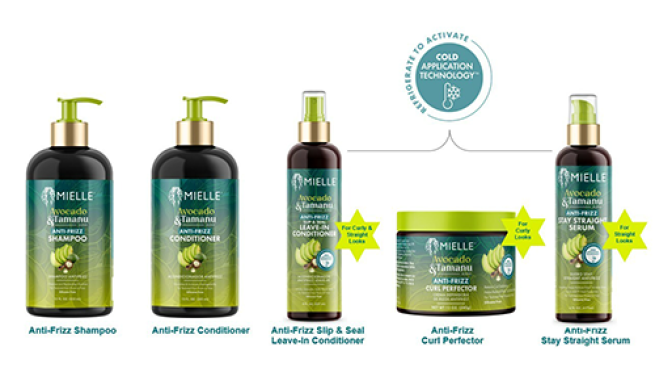 Mielle Avocado & Tamanu Anti-Frizz System 