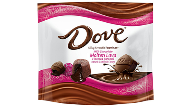 Dove Milk Chocolate Molten Lava Caramel Promises