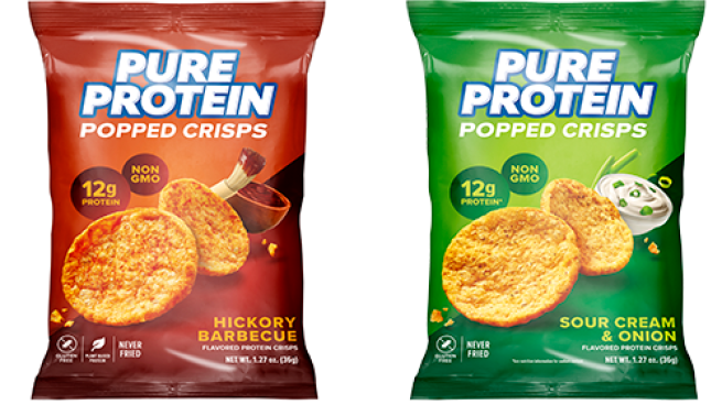 pure protein popped crisps